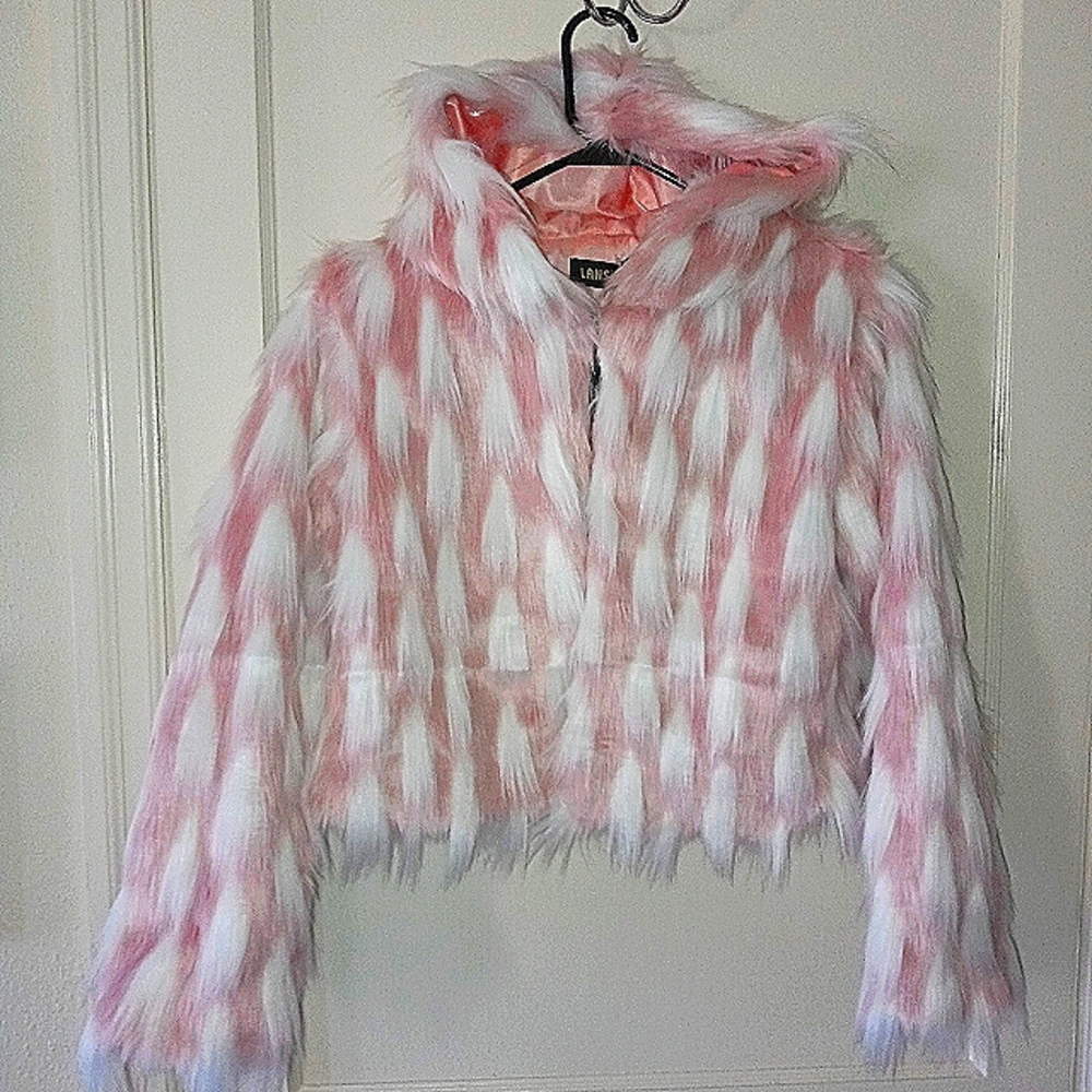 New youth Kids Girls XXXL EASTER faux fur jacket coat cover